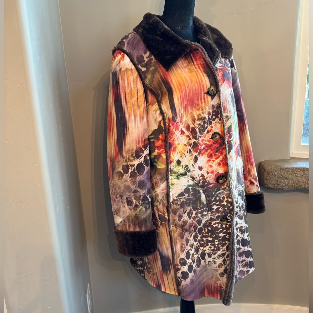 Multicolor Teddy Jacket - Picture 4 of 16